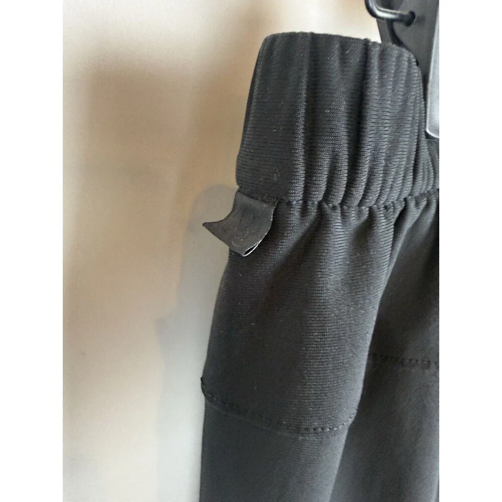 Lululemon ABC Pull On Pants Men Size S Black Elastic Waist. Hemmed In Store Crop